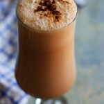 cold coffee served in a tall glass