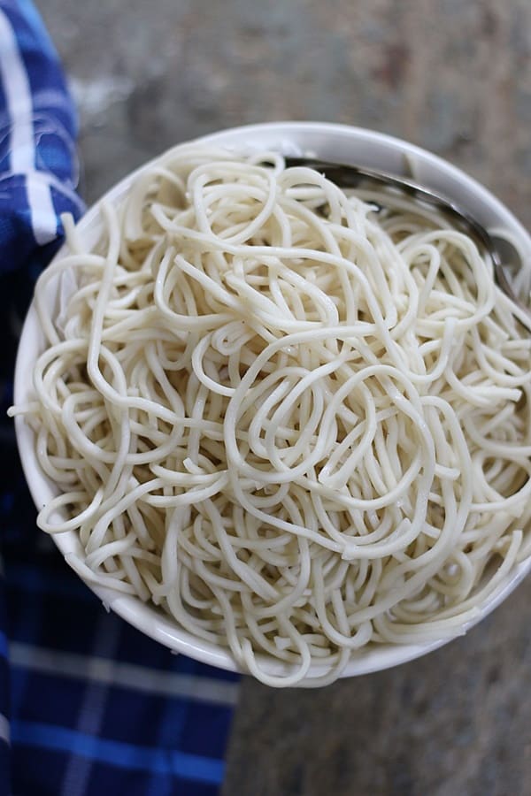 How To cook noodles- Perfect Non Sticky Noodles | Cook Click N Devour!!!